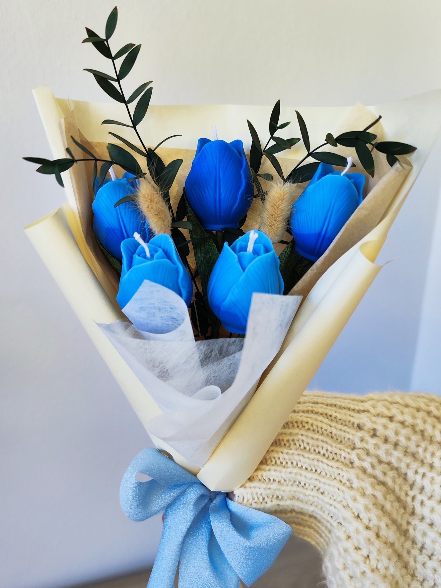 Ramo de Tulipanes Aromáticos Azules