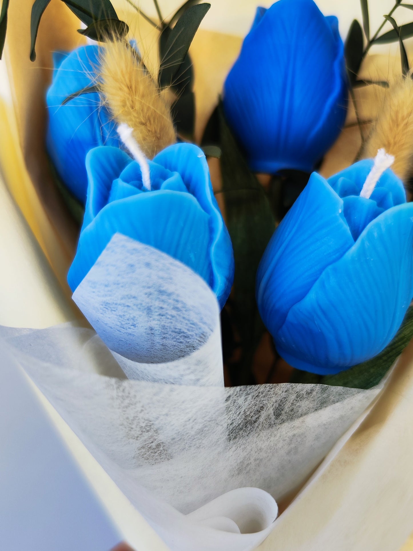 Ramo de Tulipanes Aromáticos Azules
