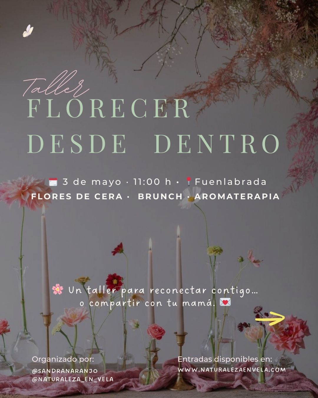 Taller Florecer Desde Dentro - 3 de Mayo