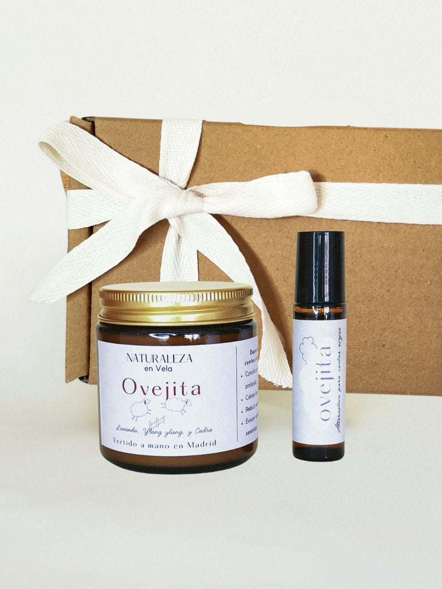 Ritual Dulces Sueños: vela y rollon de aromaterapia