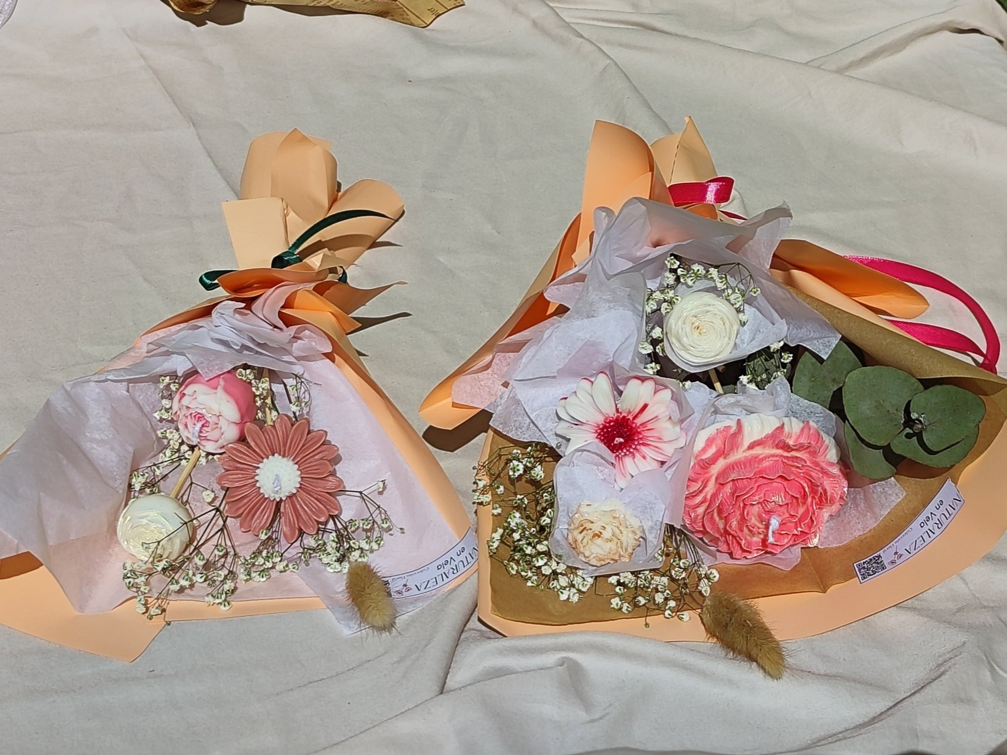 Bouquet of Wax Flowers 