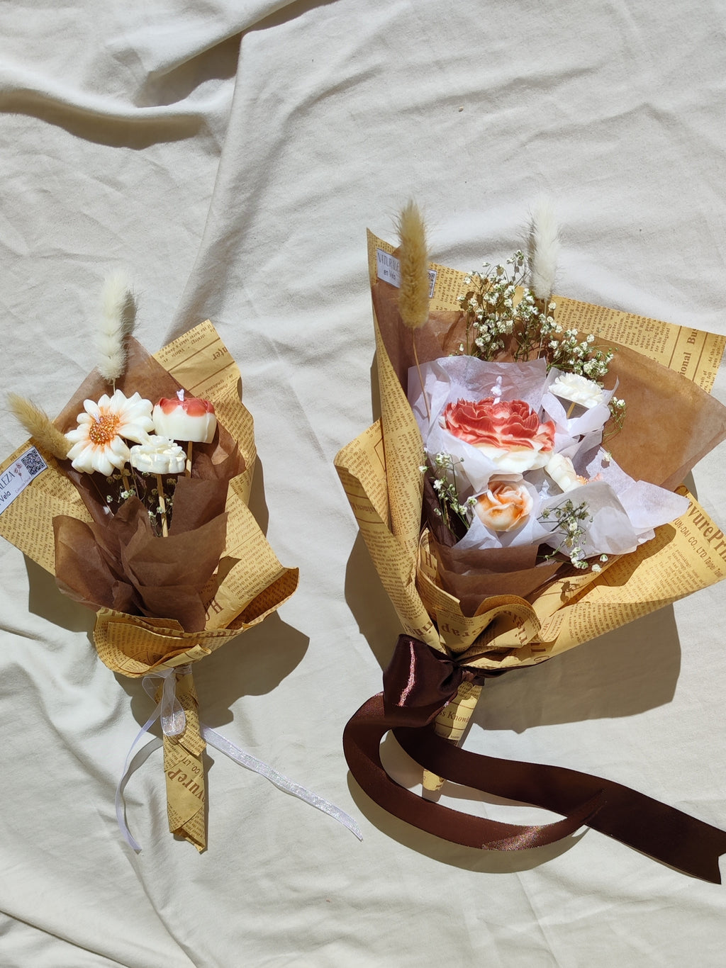 Bouquet of Wax Flowers 