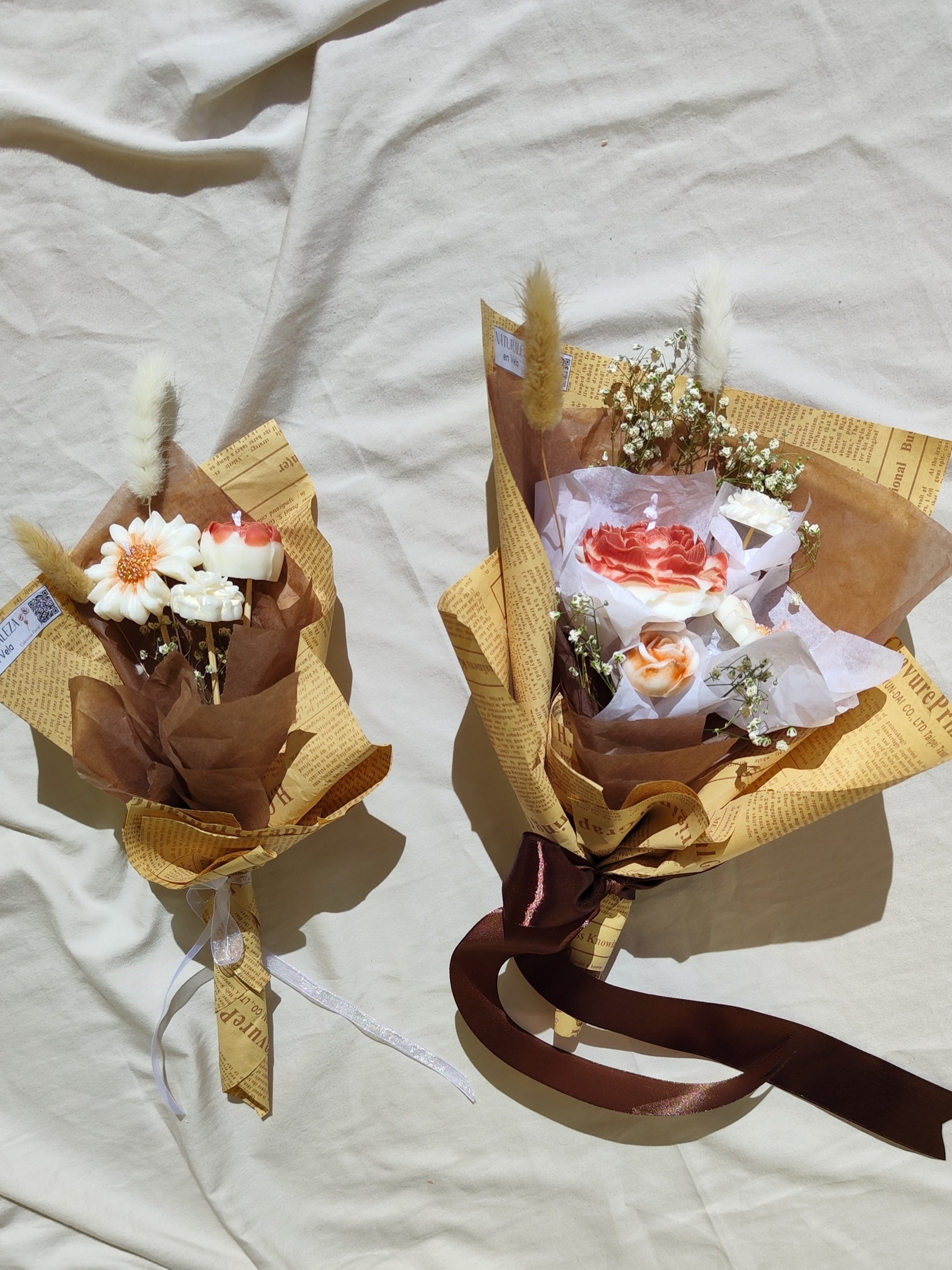Bouquet of Wax Flowers 