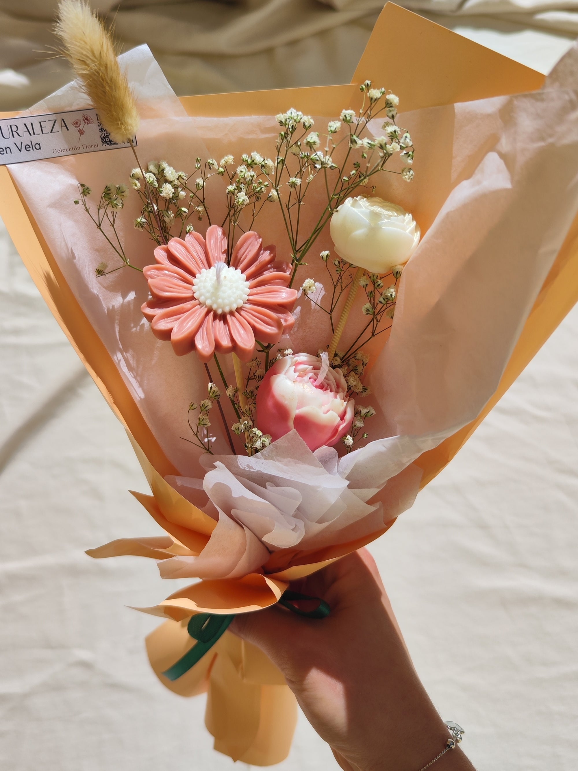 Bouquet of Wax Flowers 