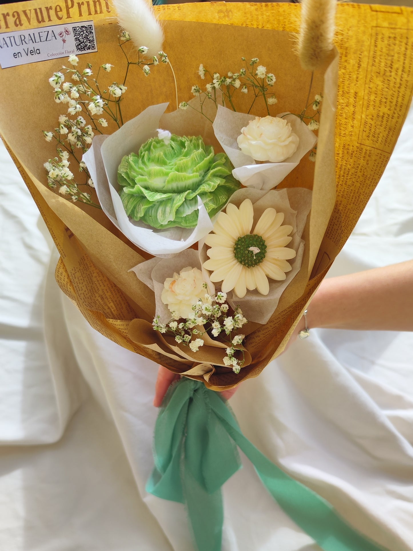 Bouquet de Flores de Cera