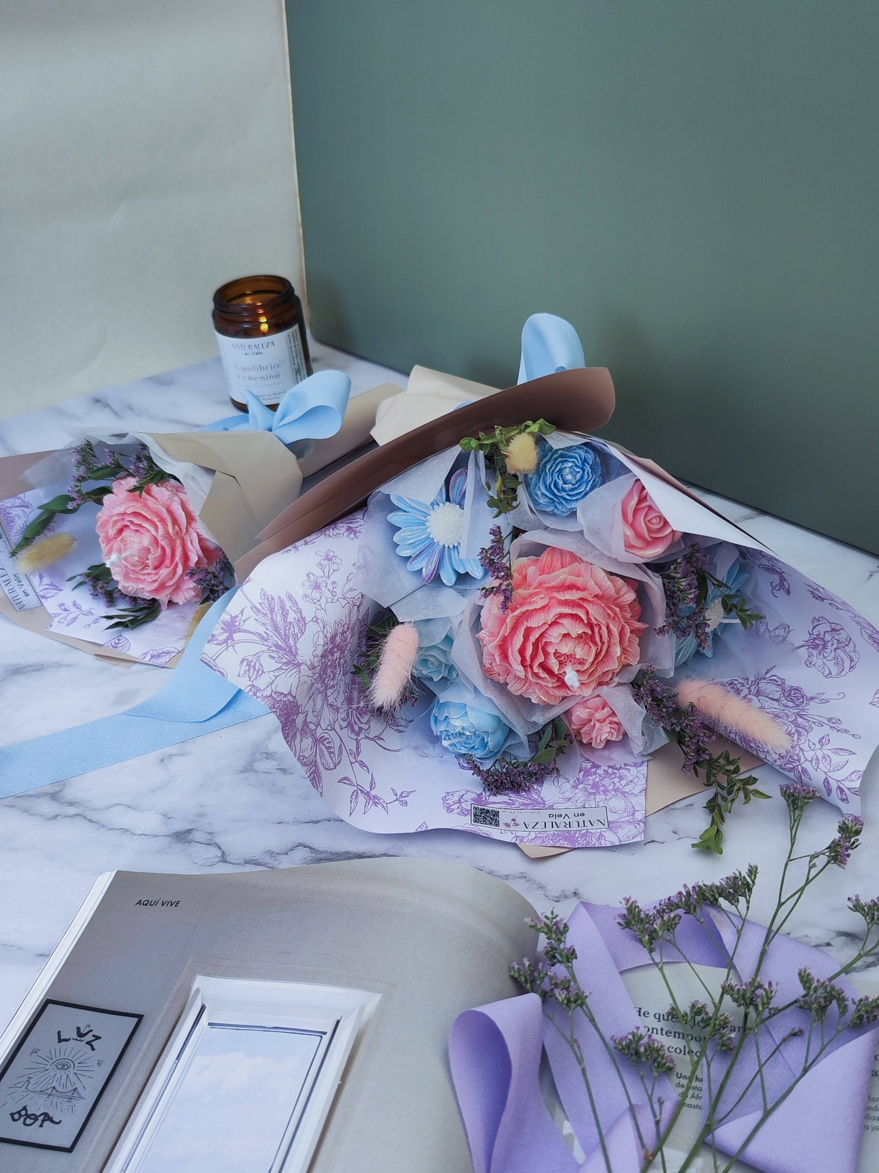 Bouquet de Flores de Cera: Bridgerton