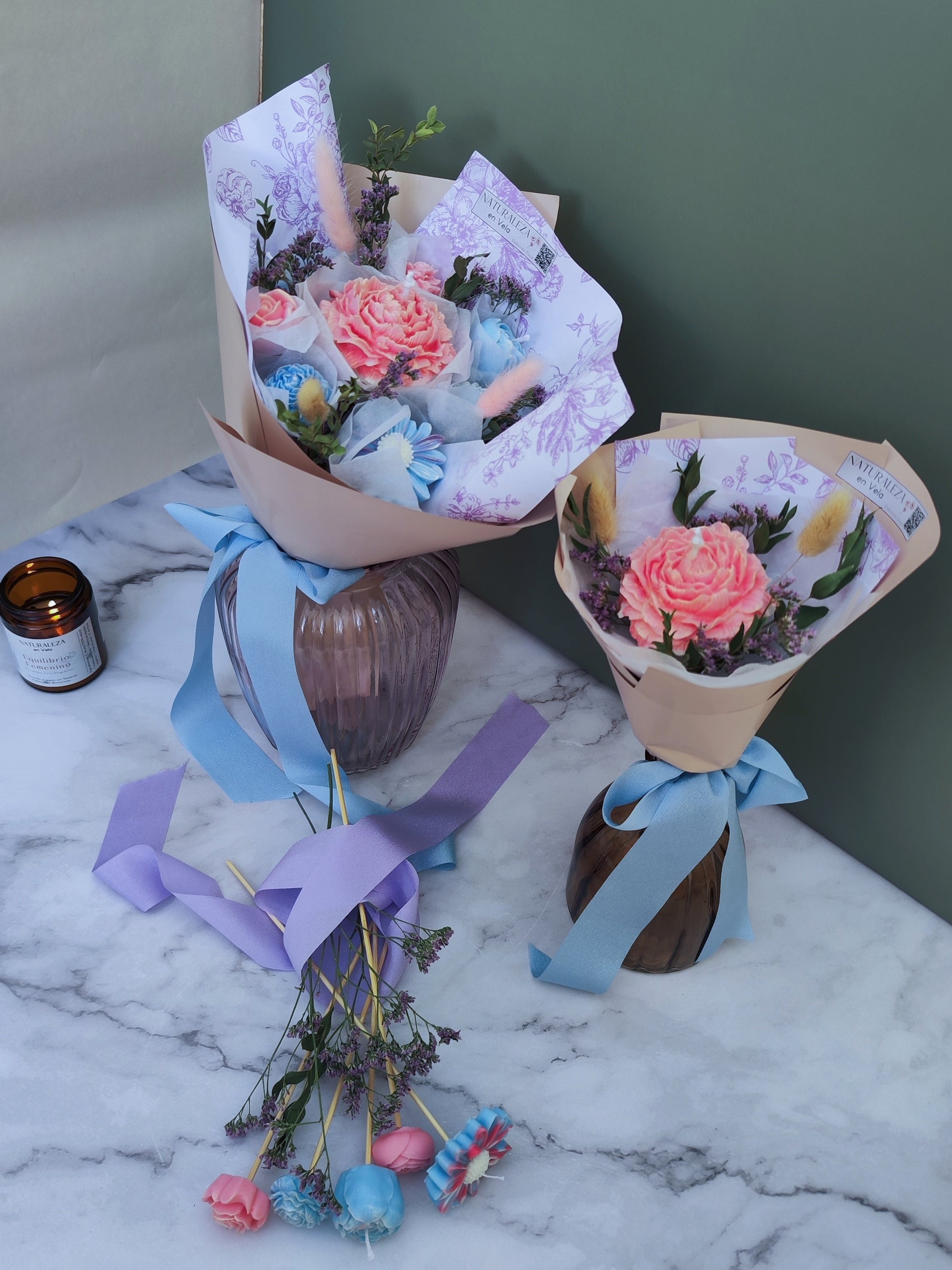 Wax Flower Bouquet: Bridgerton 