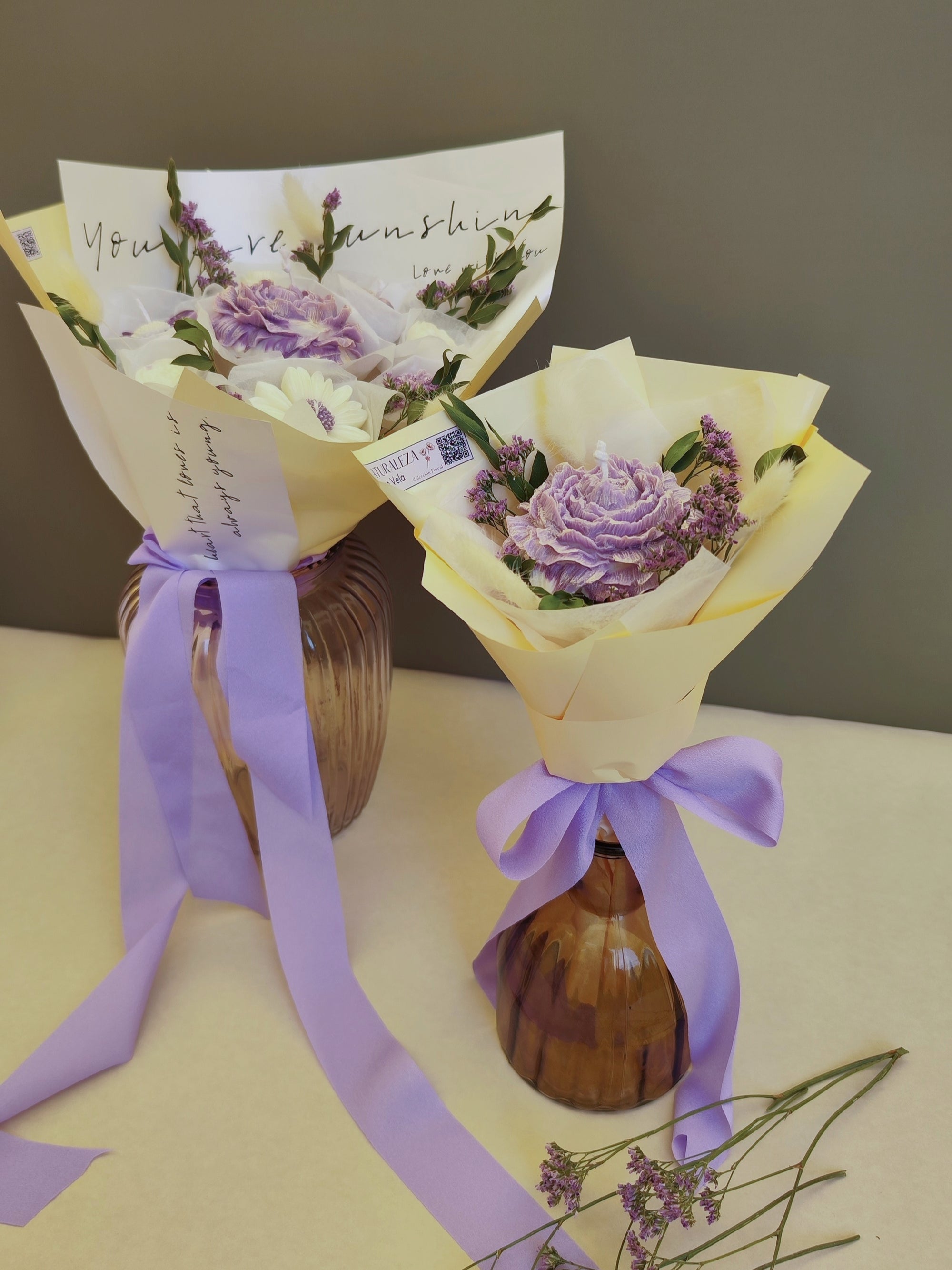 Wax Flower Bouquet: Royal 