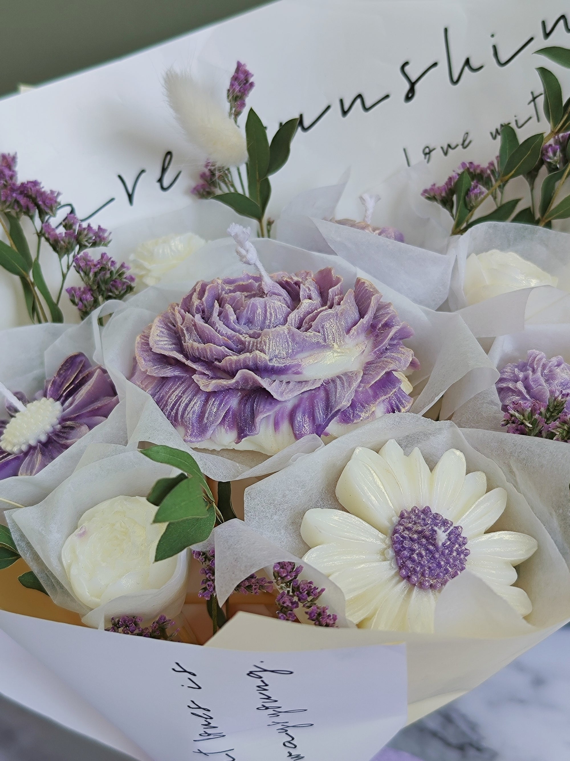 Wax Flower Bouquet: Royal 