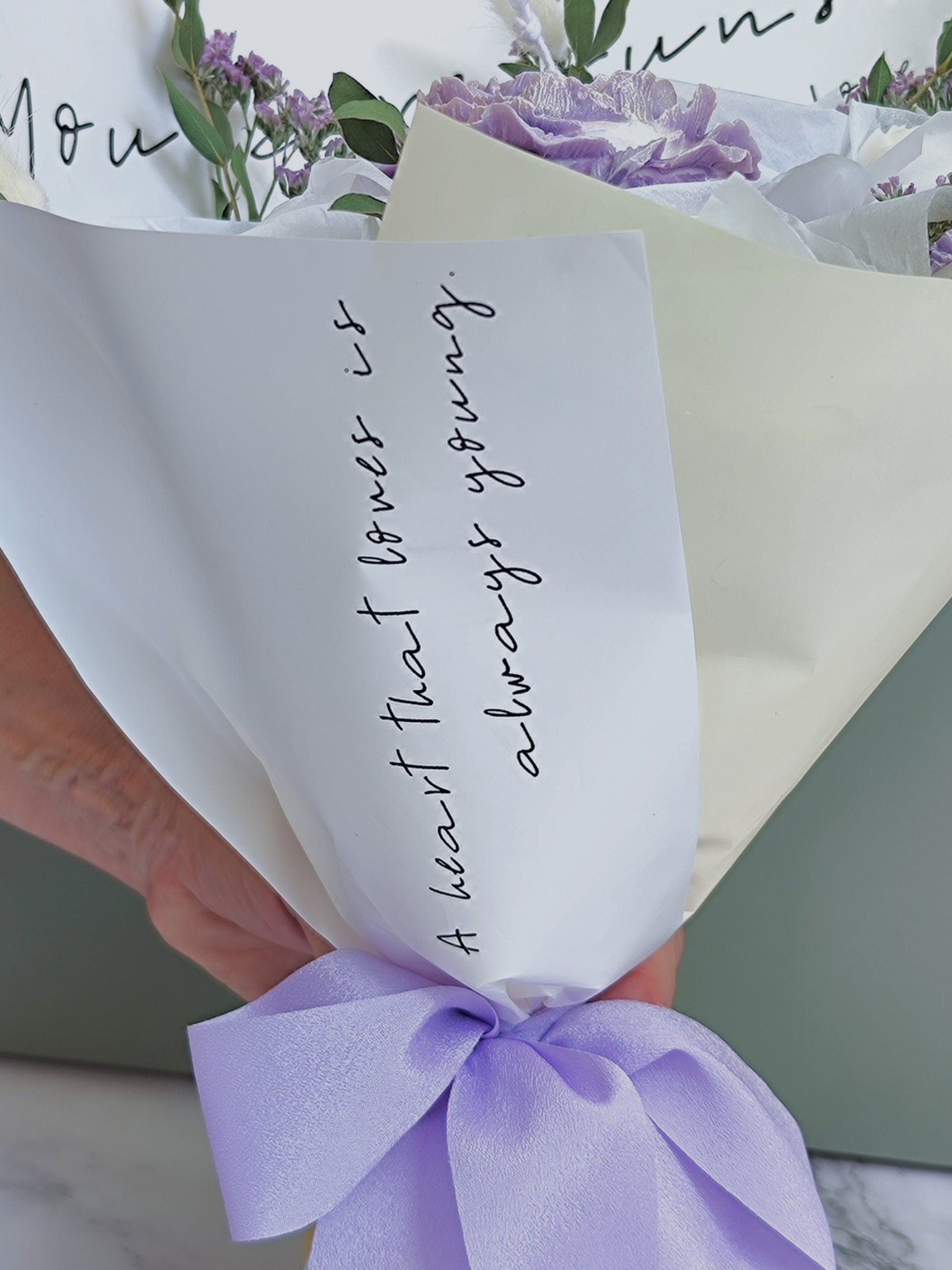 Wax Flower Bouquet: Royal 