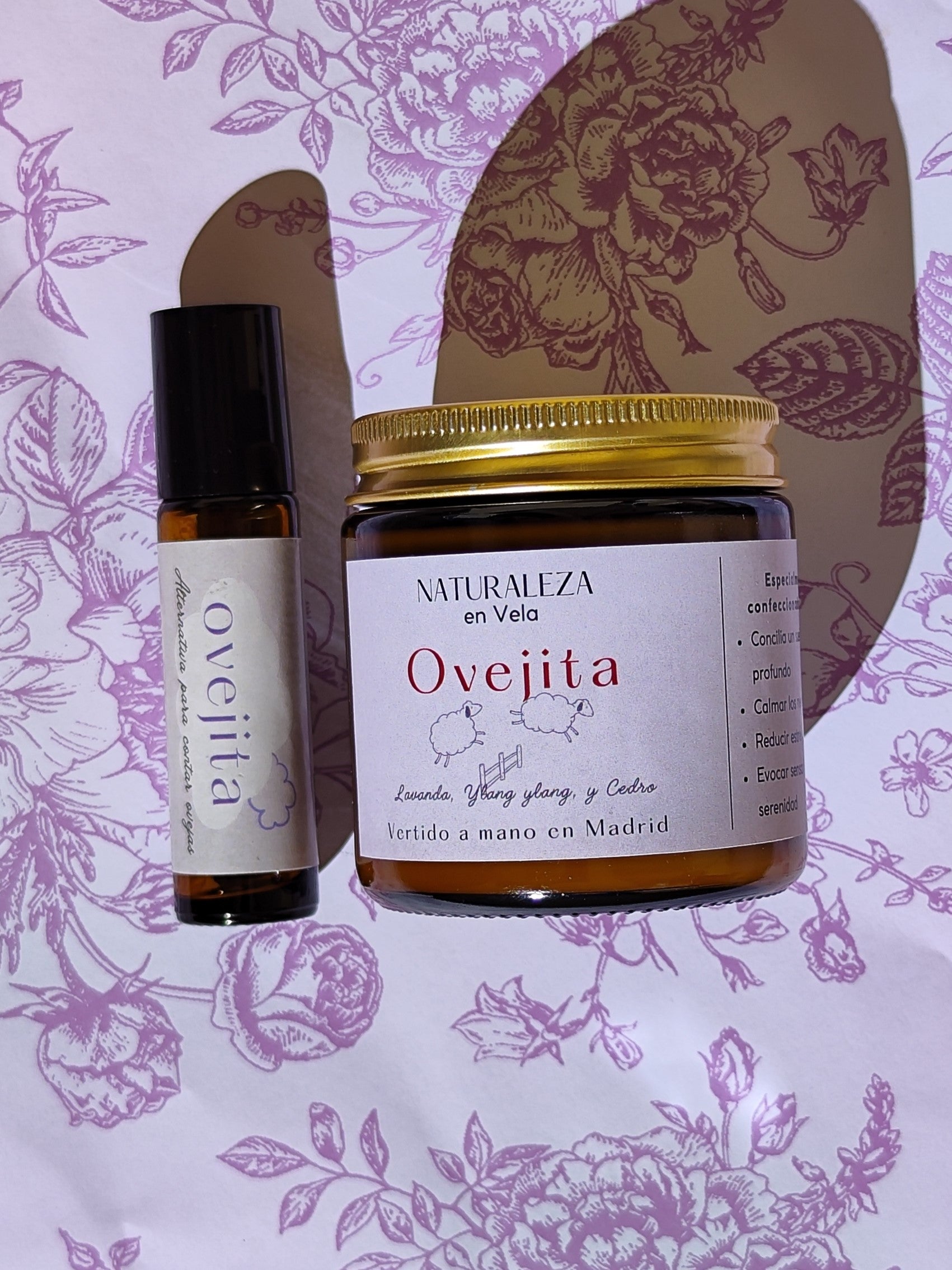Ovejita vela de aromaterapia