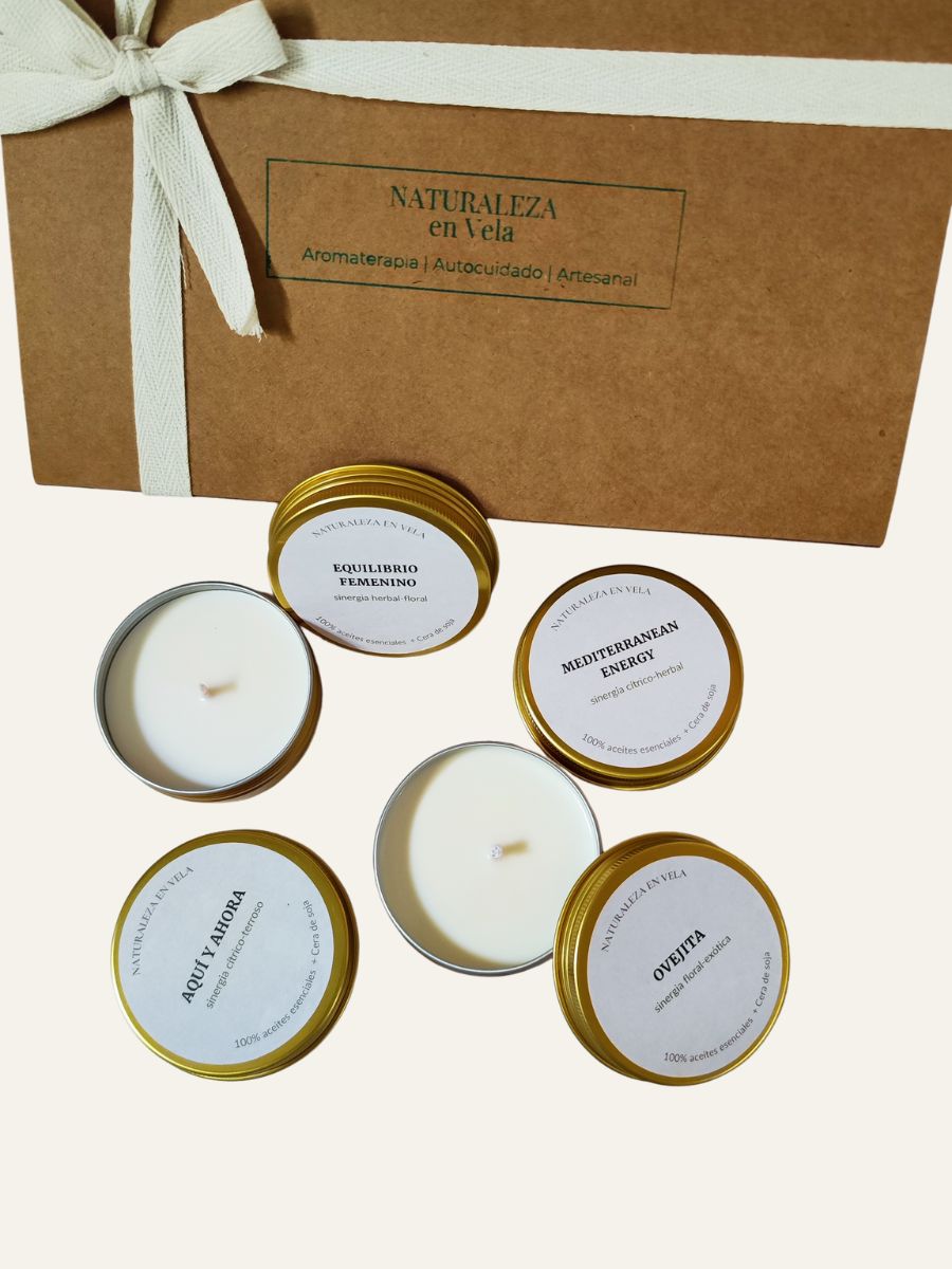 Pack Descubrimiento: 4 Velas de Viaje