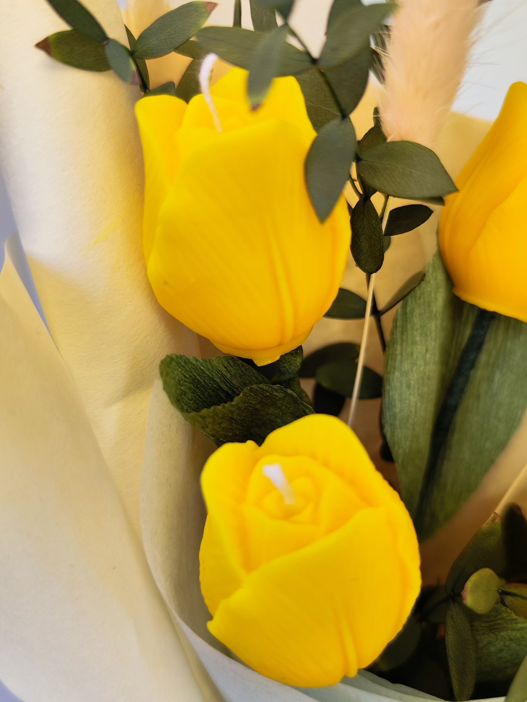 Bouquet of Yellow Aromatic Tulips