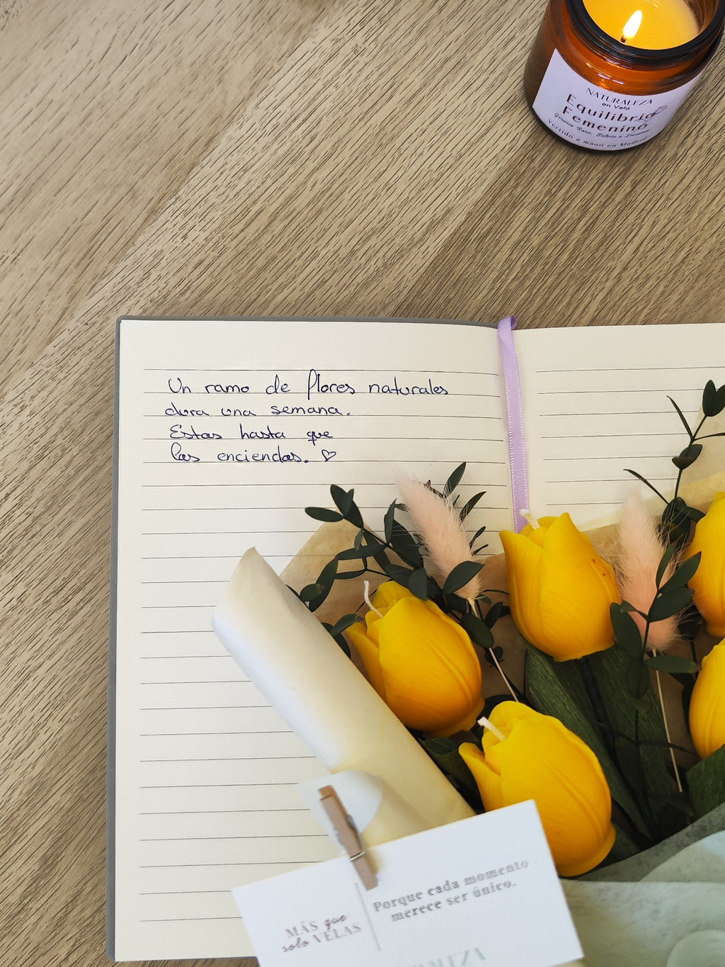 Bouquet of Yellow Aromatic Tulips