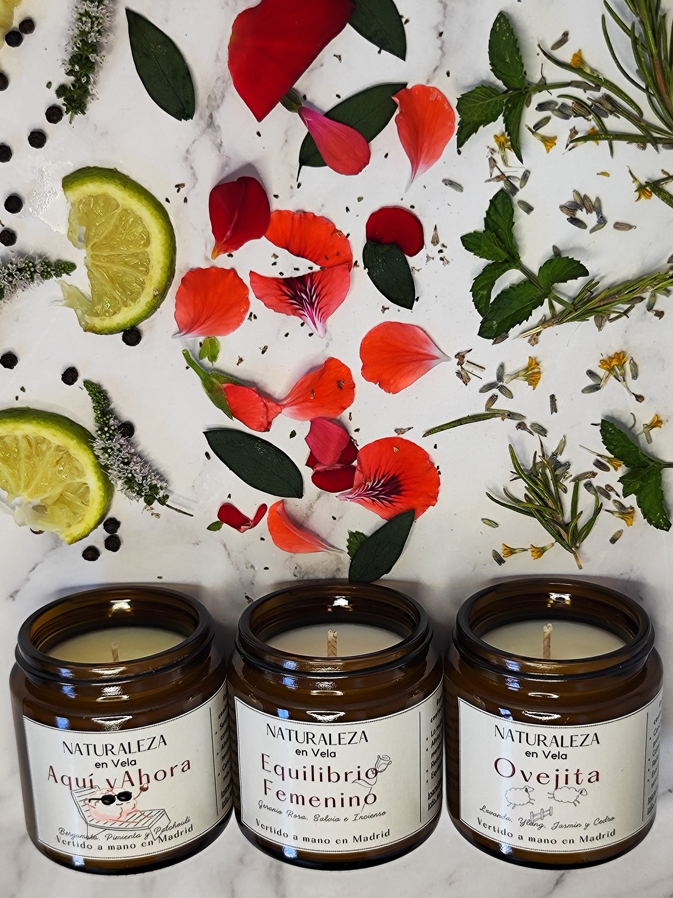 Ovejita vela de aromaterapia