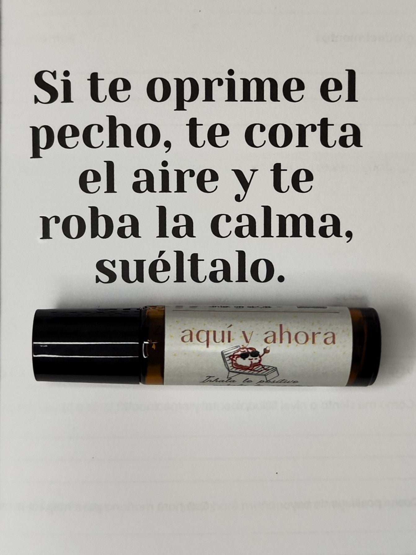 Aquí y Ahora roll-on de aromaterapia