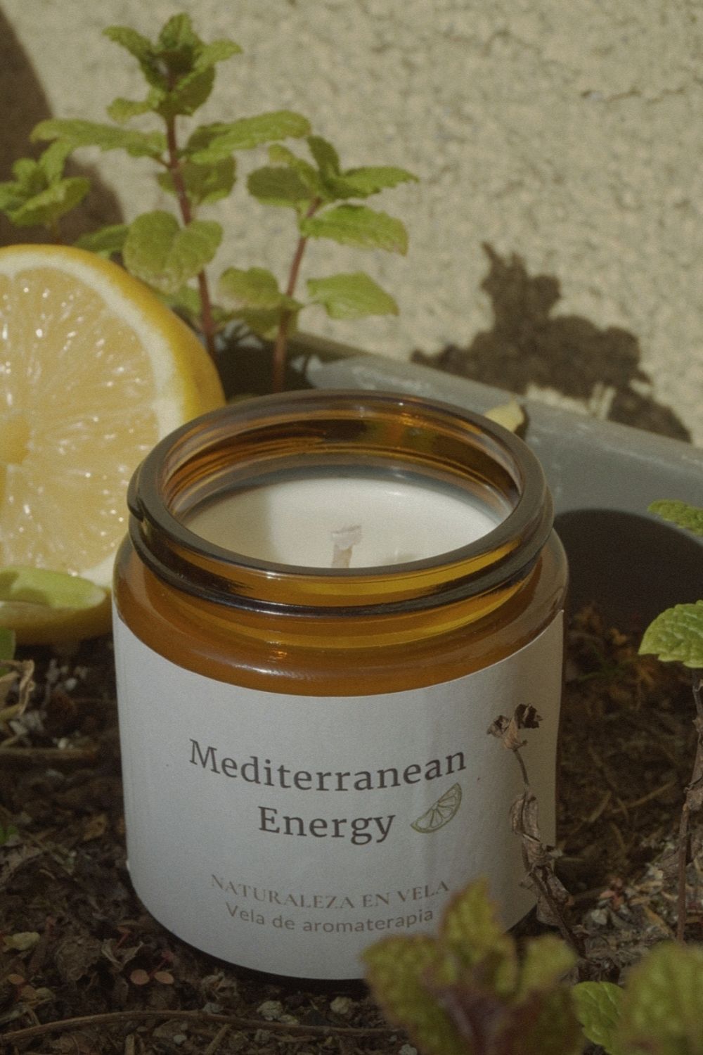 Mediterranean Energy vela de aromaterapia