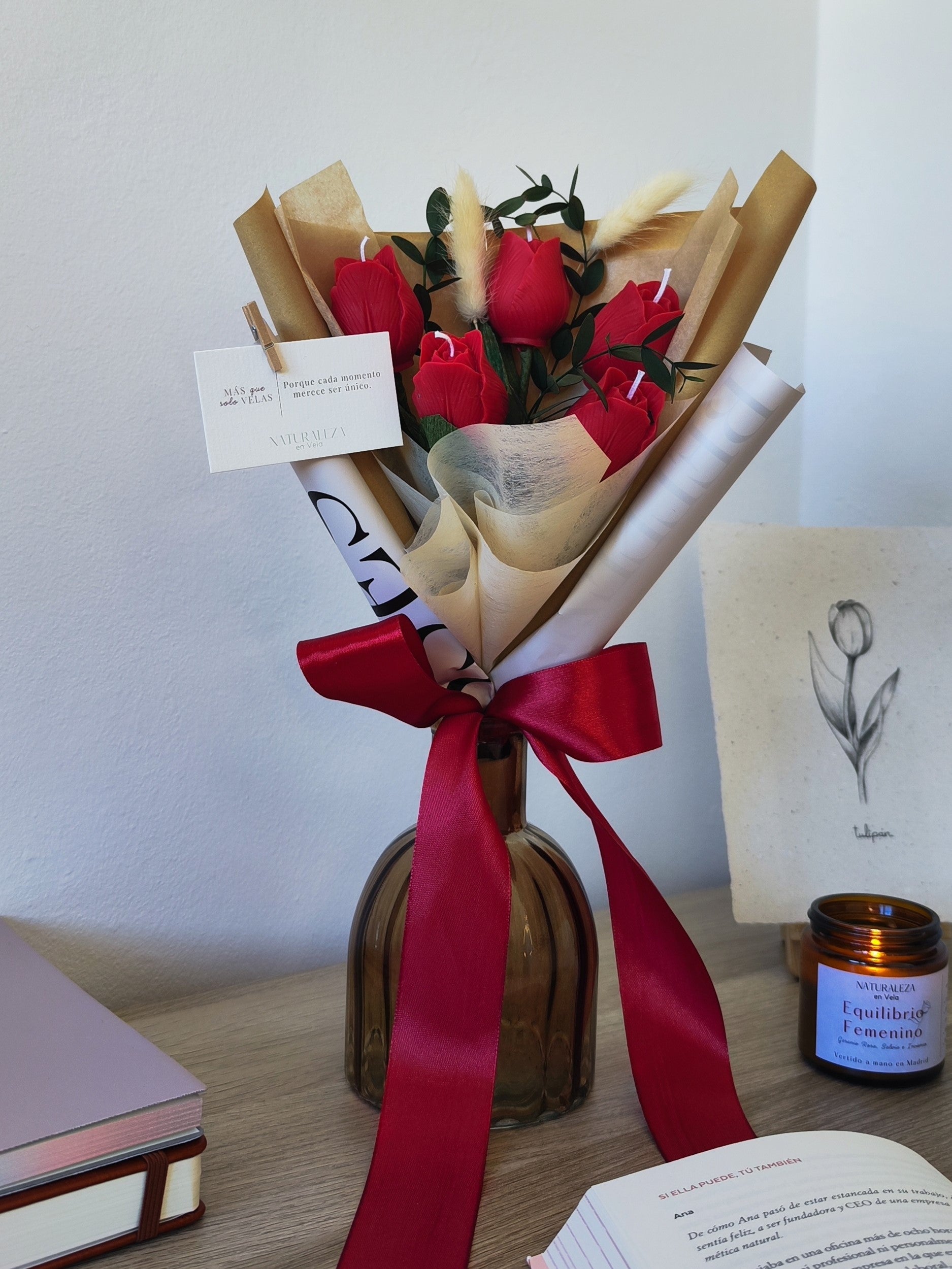Bouquet of Red Aromatic Tulips