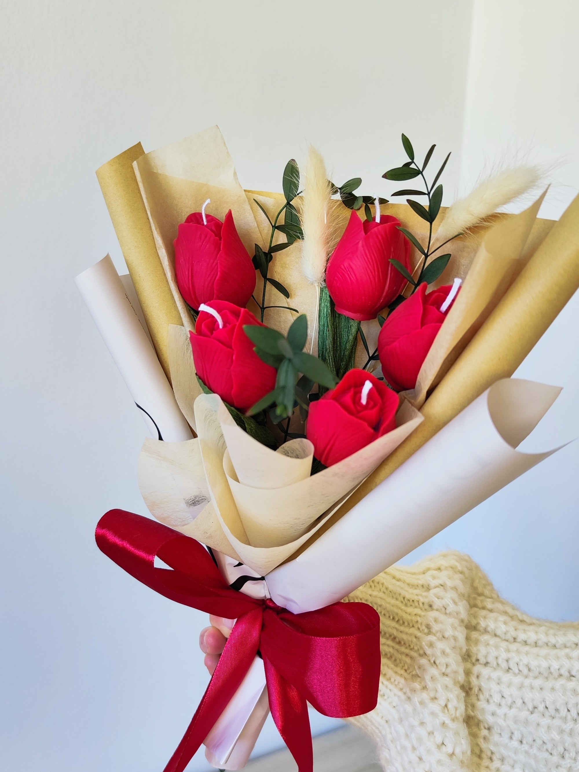 Bouquet of Red Aromatic Tulips
