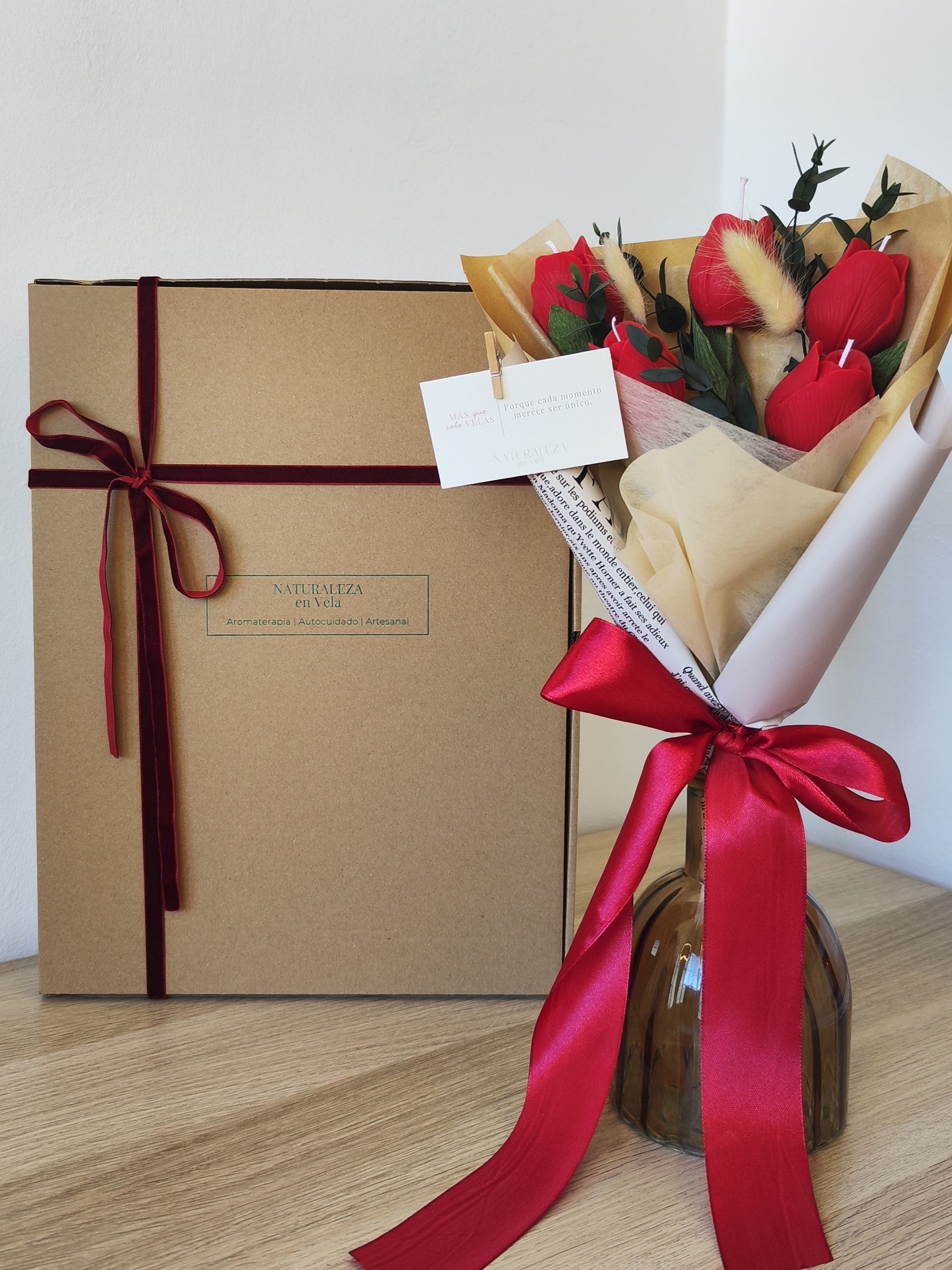 Ramo de Tulipanes Aromáticos Rojos