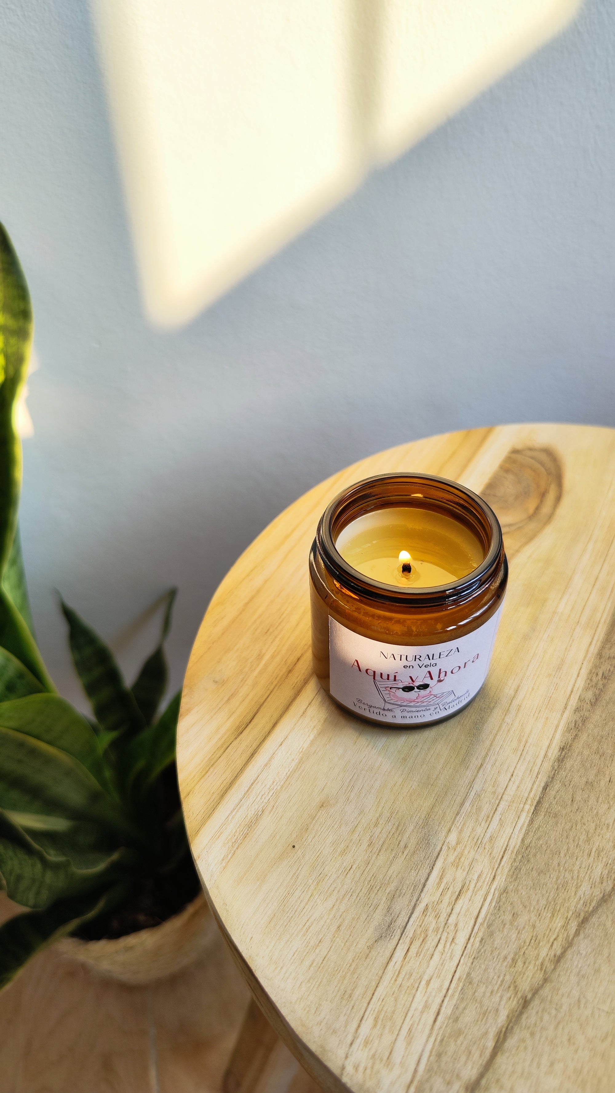 Ritual Enraizamiento: vela y rollon de aromaterapia