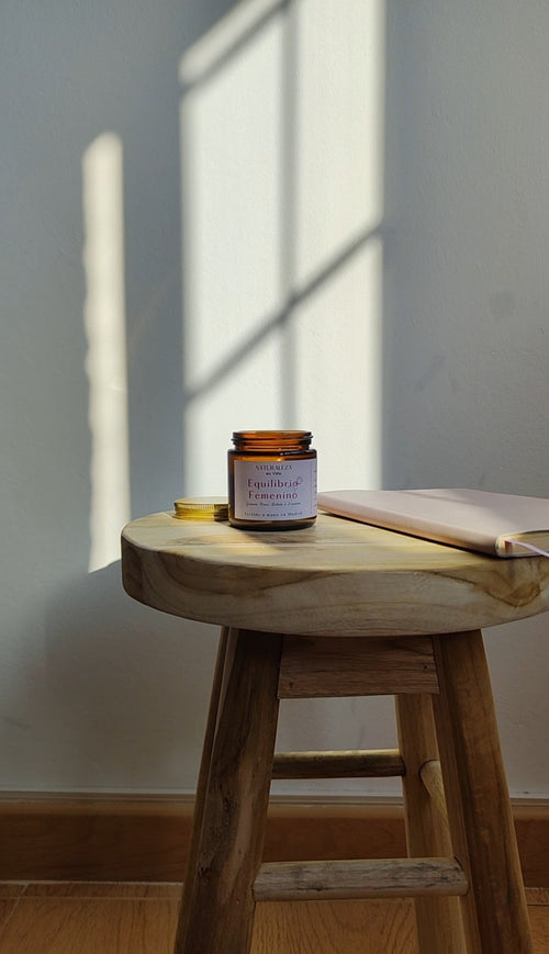 Equilibrio Femenino vela de aromaterapia