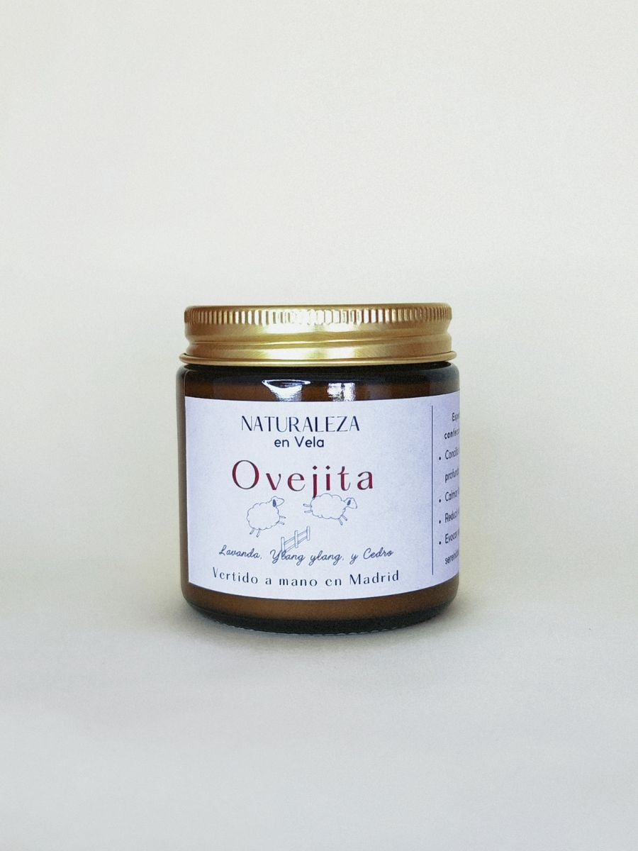 Ovejita vela de aromaterapia